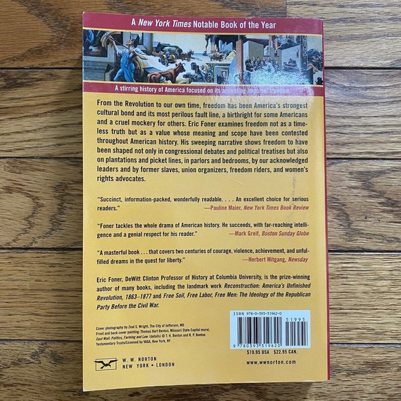 Story of American Freedom, Paperback by Foner, Eric, ISBN 9780393319620 Book - Picture 3 of 7